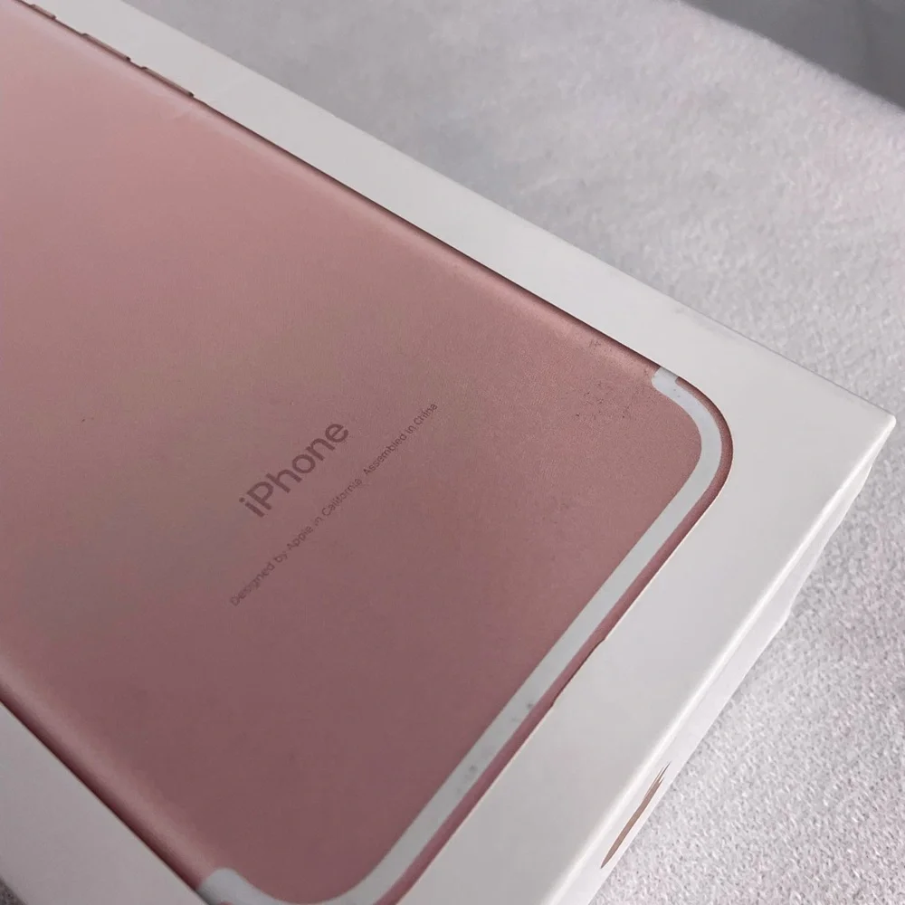 Apple iPhone 7 Rose Gold 128 GB Empty Box Only